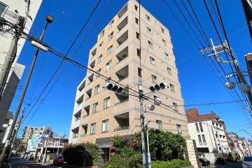 カーサフェリス目黒洗足の外観（南東側から）