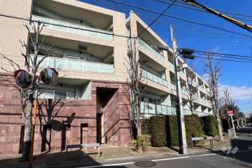 ピアースコード目黒洗足の外観(南東側から)