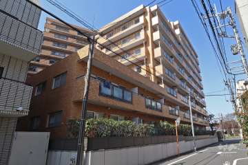 都立大イーストハイツの外観（南東側から）