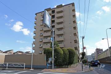 日商岩井碑文谷マンションの外観（北西側から）