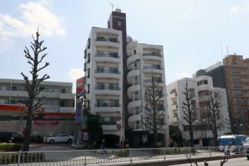 平町アビタシオンの外観(北側から)