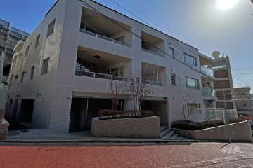 ブリリア恵比寿idの外観（北西側から）