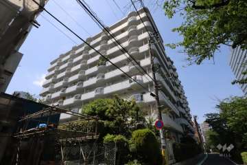 ハイネス目黒の外観(南東側から)