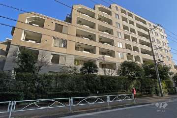 パルテール恵比寿の外観（北西側から）