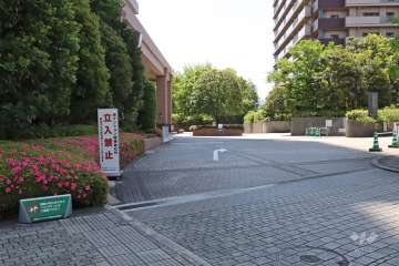 駐車場の出入り口