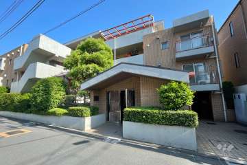 レベント柿の木坂の外観（北西側から）