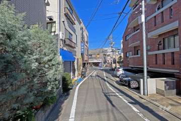 敷地西側道路