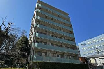 ラコント恵比寿プライベートレジデンスの外観（南東側から）