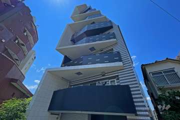 アジールコフレ渋谷神泉の外観（南東側から）