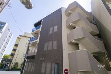 敷地の東側前面道路（北側から）