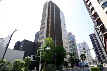 サンウッド中目黒フラッツの外観（北側から）