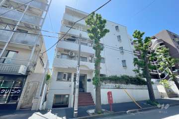 ジョイフル目黒洗足の外観（北側から）