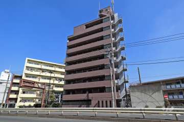 グランレーブ都立大学の外観(南西側から)