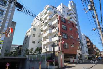 ハイツ第1目黒の外観（北東側から）　