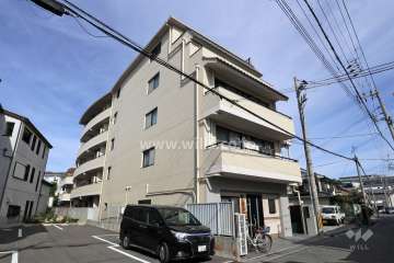 シティハウス宮ノ前の外観(南西側から)