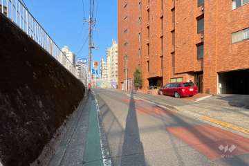 敷地北西側の前面道路　　