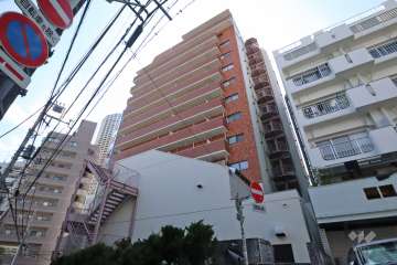 ライオンズマンション花壇代官山の外観（北東側から）