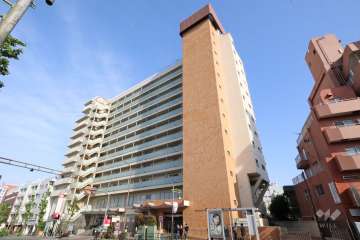 マンション清水台の外観(北西側から)