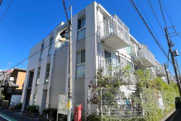 アーバンフラッツ目黒本町の外観（南西側から）