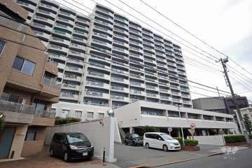 キャッスル共進の外観(南西側から)