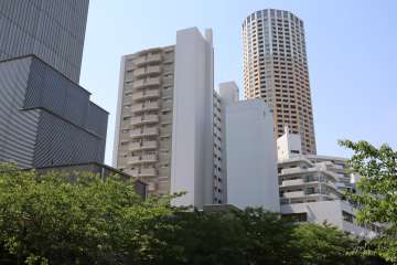 中目黒ハイツの外観(北東側から)