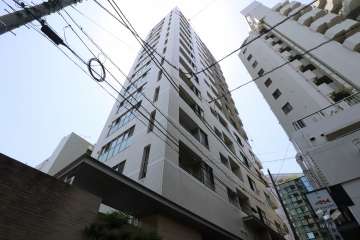 クレヴィア中目黒の外観(北西側から)