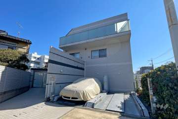 オープンレジデンス中目黒の外観（西側から）