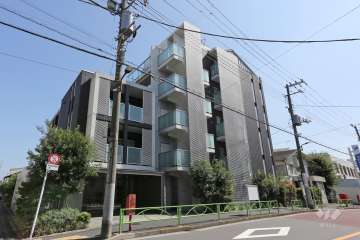 リストレジデンス目黒本町の外観（北西側から）