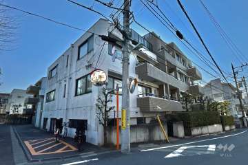 サニークレスト上目黒壱番館の外観（北西側から）