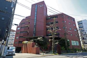 グレイスハイツ祐天寺の外観(北東側から)