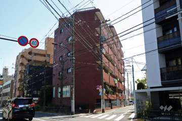 グレイスハイツ祐天寺の外観(北西側から)