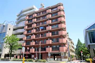 中目黒プラムハイツの外観(南側から)