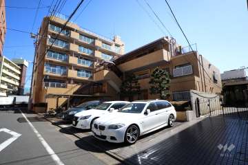 エクセル柿の木坂の外観(北西側から)