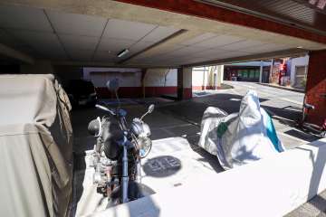 バイク置場　