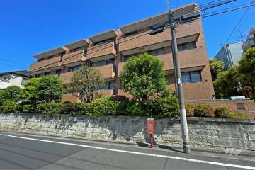 自由が丘アンクレーの外観（南東側から）