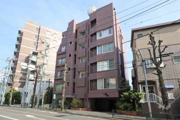 敷地北側の前面道路