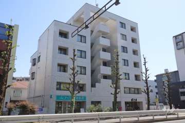 ディアハイム碑文谷の外観(北東側から)