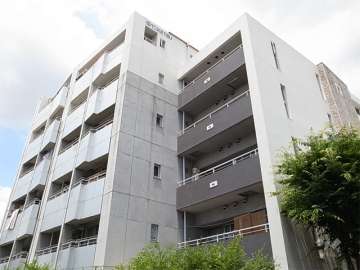 外壁はタイルとコンクリート打ち放しのコンビネーションです。