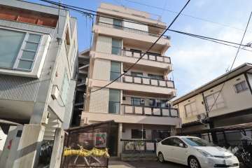 目黒第５コーポの外観（北東側から）