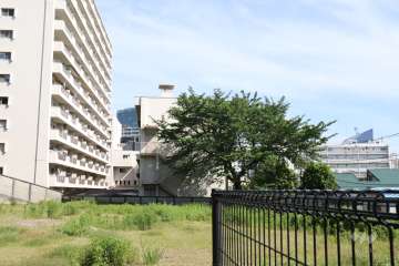 目黒台マンションＣ棟の外観(北西側から)