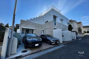 中目黒タウンハウスの外観（北西側から）