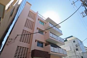 目黒第６コーポの外観（北西側から）