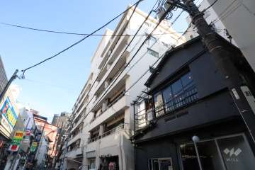 中目黒マンションの外観(北側から)