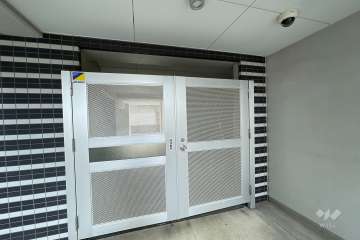 駐輪場の出入り口