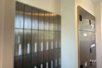 共用ポストと宅配ボックス