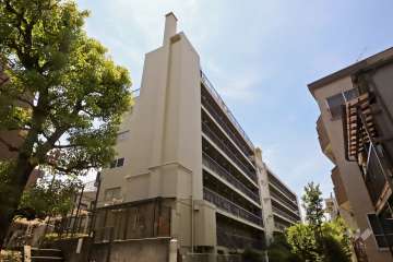 祐天寺コーポの外観（北東側から）