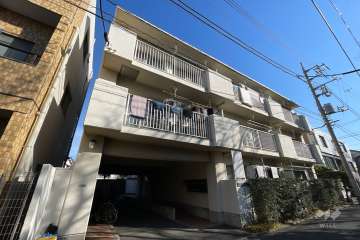 コープ野村祐天寺の外観（南西側から）