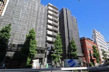 アジールコフレ中目黒の外観(南東側から)