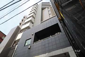 アジールコフレ中目黒の外観(南西側から)