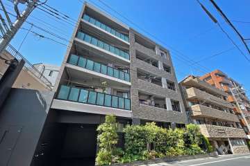 オープンレジデンシア目黒柿の木坂の外観（南西側から）